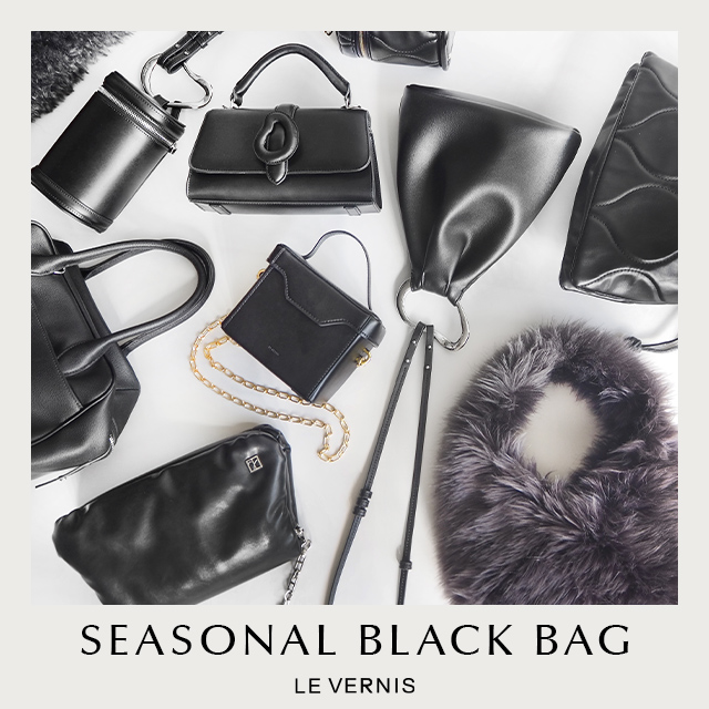 LE VERNIS】SEASONAL BLACK BAG | キャセリーニ(CASSELINI) 公式オンラインショップ